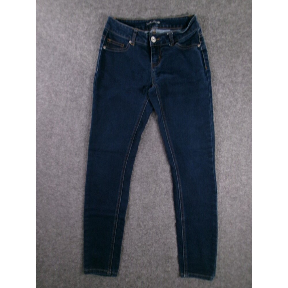 Vanilla Star Jeans Women 3 Blue Skinny Dark Wash Capsule Causal Preppy